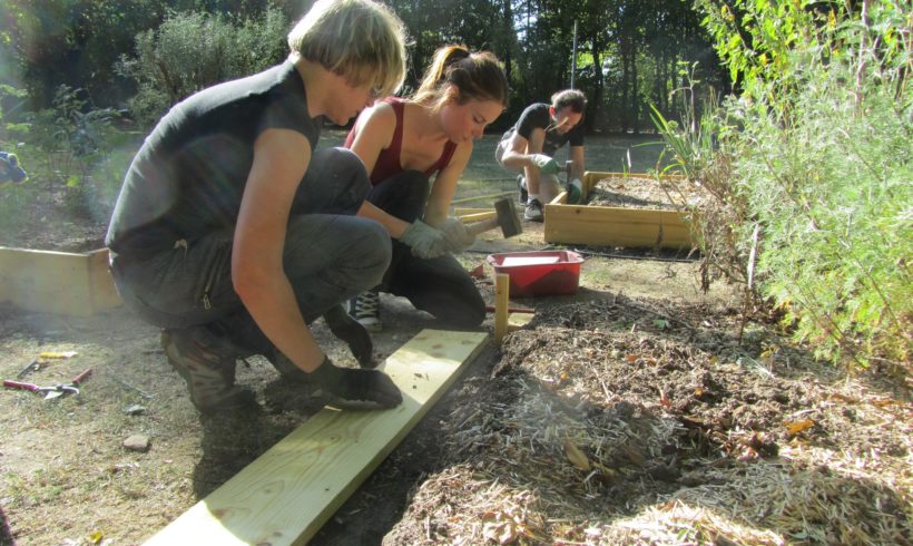 Un lifting pour le jardin pédagogique