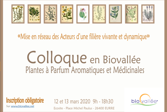 Colloque PPAM en Biovallée