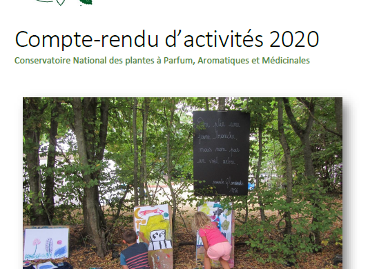 (Français) Le compte-rendu d’activités 2020 du Conservatoire vient de paraître !